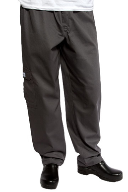 Picture of Chef Works - CPCH - Charcoal Cargo Pant
