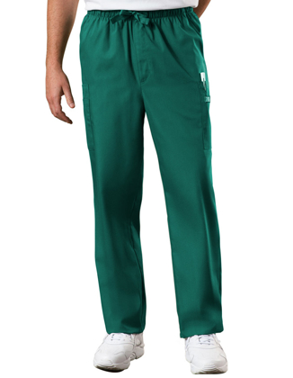 Cherokee Workwear Revolution Mens Fly Front Cargo Scrub Pants WW140   Henry Ford Health Uniform Apparel