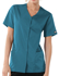 Picture of CHEROKEE-CH-4770-Cherokee Workwear Women's Short Sleeve Snap Scrub Top