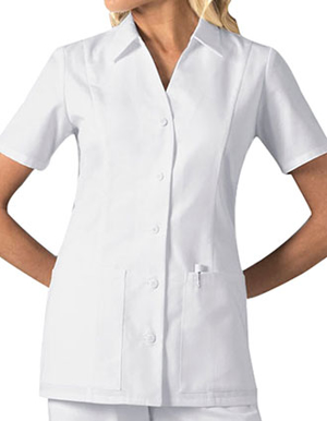 Picture of CHEROKEE-CH-2879-Cherokee Womens Two Pocket Standing Collar Scrub Top