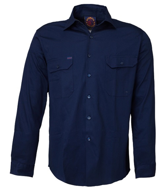 Picture of Ritemate Workwear-RM108V3-Vented Open Front Light Weight Shirts