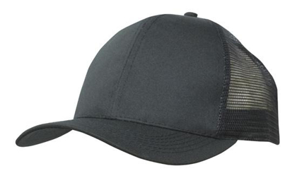 Picture of Headwear Stockist-3819-Breathable Poly Twill With Mesh Back