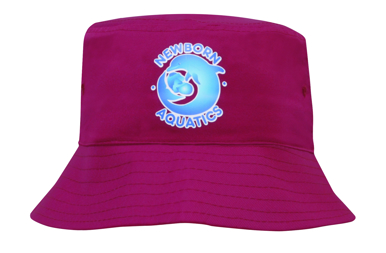 Picture of Headwear Stockist-3939-Breathable Poly Twill Childs Bucket Hat