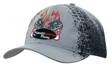 Picture of Headwear Stockist-4186-Breathable Poly Twill with Tire print