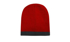 Picture of Headwear Stockist-4188-Roll Down Two Tone Acrylic Beanie - Toque