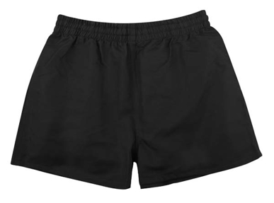 Picture of Midford Uniforms-SHORG1-ADULTS RUGBY PLAYING SHORTS - BLACK(RSHM001M)