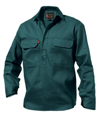 Picture of King Gee-K04020-Closed Front Drill Shirt L/S