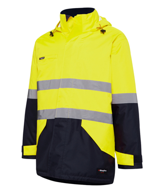 Picture of King Gee-K55010-Reflective Insulated Wet Weather Jacket