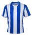 Picture of Bocini-CT1101-Kids Sublimated Striped Football Jersey