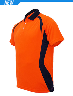 Picture of Bocini-SP0717-Unisex Adults Hi-Vis Panel Polo