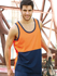 Picture of Bocini-ST0540-Unisex Adults Hi-Vis Polyface / Cotton Back Singlet