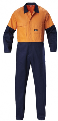 Picture of Hardyakka-Y00270-HI VIS TWO TONE COTTON DRILL COVERALL