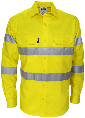 Picture of DNC Workwear-3977-Hivis Biomotion Taped Shirt