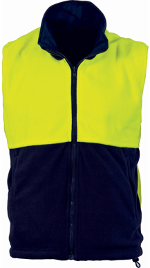 Picture of DNC Workwear-3826-HiVis Two Tone Reversible Vest