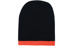 Picture of Headwear Stockist-4195-Two Tone Cable Knit Beanie - Toque