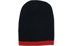 Picture of Headwear Stockist-4195-Two Tone Cable Knit Beanie - Toque