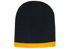 Picture of Headwear Stockist-4195-Two Tone Cable Knit Beanie - Toque