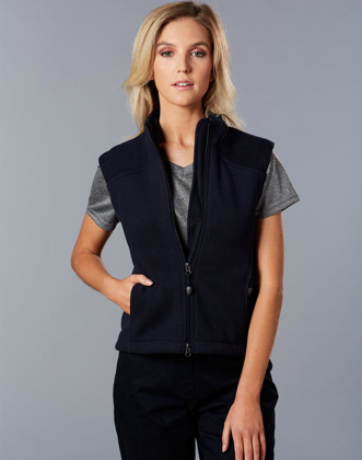 Picture of Winning Spirit-PF10-Diamond Fleece Vest Ladies