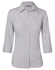 Picture of Winning Spirit - M8200Q - Women’s Ticking Stripe 3/4 Sleeve Shirt