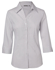 Picture of Winning Spirit - M8200Q - Women’s Ticking Stripe 3/4 Sleeve Shirt