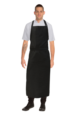 Picture of Chef Works-A111-Large Black Bib Apron