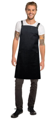 Picture of Chef Works-ACRS602-Byron Cross-back Black Apron