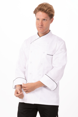 Picture of Chef Works-ECCB-Monte Carlo Premium Cotton Chef Jacket