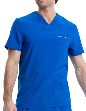 Picture of Cherokee Scrubs-CH-CK661-Cherokee IFlex Men's Fit V-Neck Top