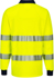 Picture of Prime Mover Workwear-T186-PW3 Hi-Vis Polo Shirt Long Sleeve