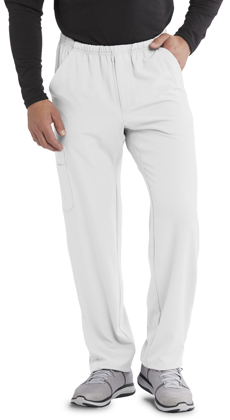 Skechers Men's Structure Scrub Pant Stout - White Size S (SK0215S)