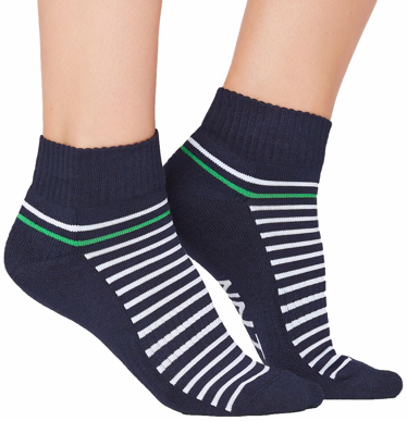 Picture of NNT Uniforms-CATKDP-MNW-Bamboo Stripe Sports Ankle Socks