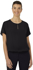 Picture of NNT Uniforms-CATUQT-BKP-Georgie Short Sleeve Rib Hem Top - Black