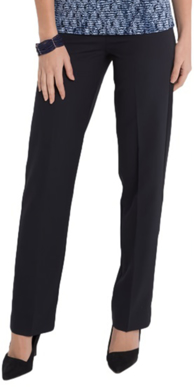 Picture of LSJ Collections Ladies Keyloop Straight Leg Flex Waist Pant - Poly/viscose (189K-MG)