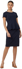 Picture of NNT Uniforms-CAT9S1-NAV-Cap Sleeve Peplum Top