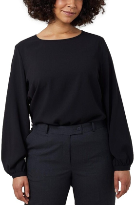 Picture of NNT Uniforms-CATUCM-BLK-Long Sleeve Blouse