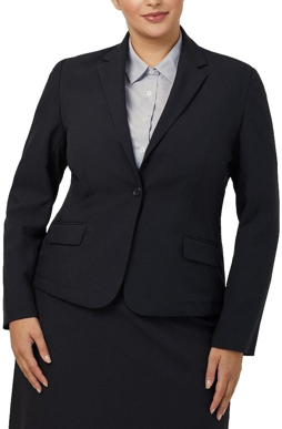 Picture of NNT Uniforms-CAT1E4-BLK-1 button mid length jacket