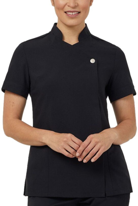 Picture of NNT Uniforms-CATUFL-BLK-Asymetric Front Tunic