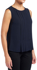 Picture of NNT Uniforms-CATU5Q-NAV-Sleeveless Pleat Front Blouse