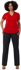 Picture of NNT Uniforms-CATUFS-RED-Twist Neck Jersey Top