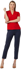 Picture of NNT Uniforms-CATUHP-RED-V-Neck Jersey Top