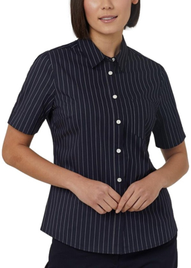 Picture of NNT Uniforms-CATUK6-NWH-Avignon Pinstripe Short Sleeve Shirt