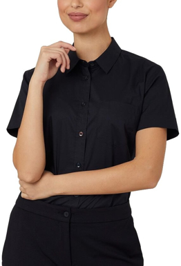 Picture of NNT Uniforms-CATUK8-BKP-Avignon Short Sleeve Slim Shirt