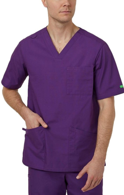 Picture of NNT Uniforms-CATRFS-PUR-Chang V Neck Scrub Top