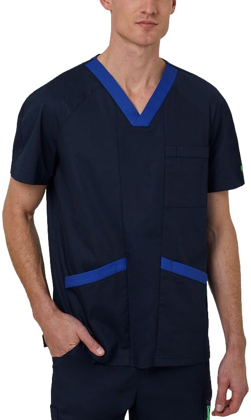 Picture of NNT Uniforms-CATRFU-MDN-Next-Gen Active Koller V-Neck Contrast Scrub Top