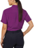 Picture of NNT Uniforms-CATU7H-PUR-Silvi Spot Print Short Sleeve Shirt