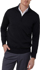 Picture of NNT Uniforms-CATE37-BLA-Long Sleeve Zip Neck Jumper