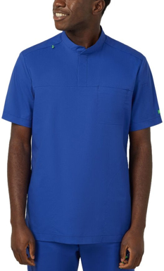 Picture of NNT Uniforms-CATRFN-COP-Next-gen Antibacterial Active Doherty Mandarin Collar Scrub Top Men - Cobalt