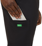 Picture of NNT Uniforms-CATQ48-BLA-Next-gen Antibacterial Active Kretser Jogger Scrub Pant Unisex - Black