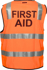 Picture of Prime Mover-MZ103-Stock Printed FIRST AID Day/Night Vest