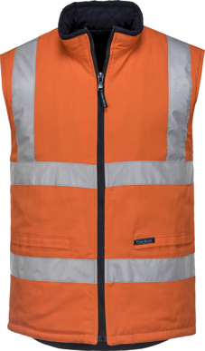 Picture of Prime Mover-MV278-100% Cotton Reversible Vest